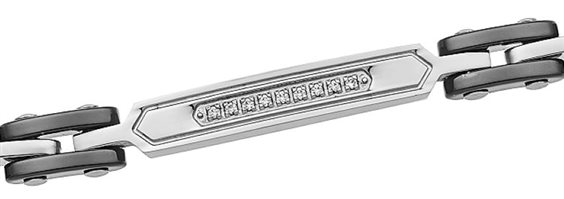 Bracciale Zancan Uomo in Acciaio Zircone UHB129 - UHB129